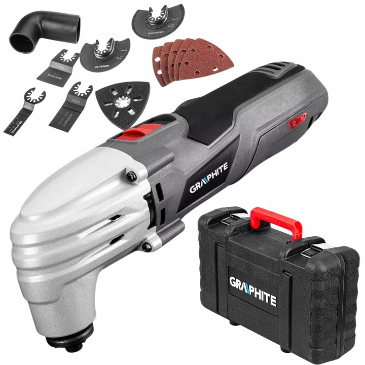 Urządzenie wielofunkcyjne 250W, osprzęt GRAPHITE