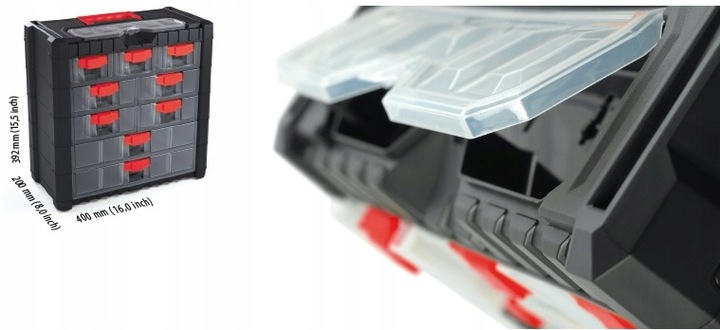 Organizer skrzynka pojemnik na śrubki MULTICASE CARGO 50 KMC501