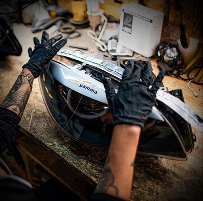 Taśma grzewcza do rozklejania reflektorów lamp samoprzylepna twardy klej