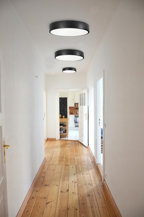 Lampa Sufitowa LED Plafon Natynkowy 30W 30CM Panel Okrągły Czarny