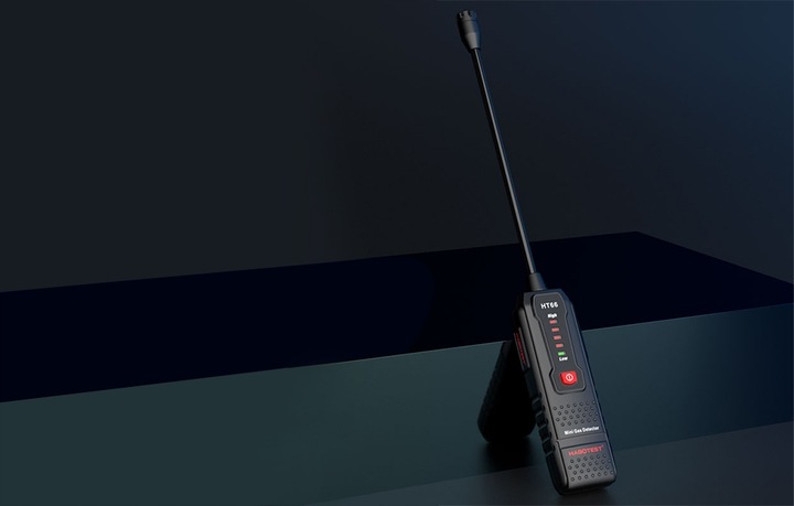 Habotest Mini Detektor Wycieku Gazów Palnych Ht66 Alarm Dźwiękowy Wizualny