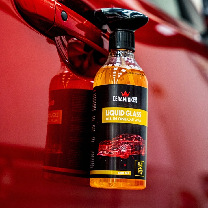 Quick Detailer Wosk Do Auta Na Mokro Nabłyszczacz do Lakieru Ceramikker 2x