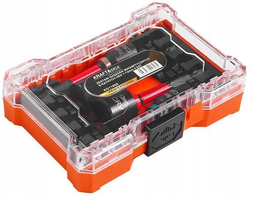 Zestaw nasadek magnetycznych do wkrętów walizka 4 sztuki UDAROWE