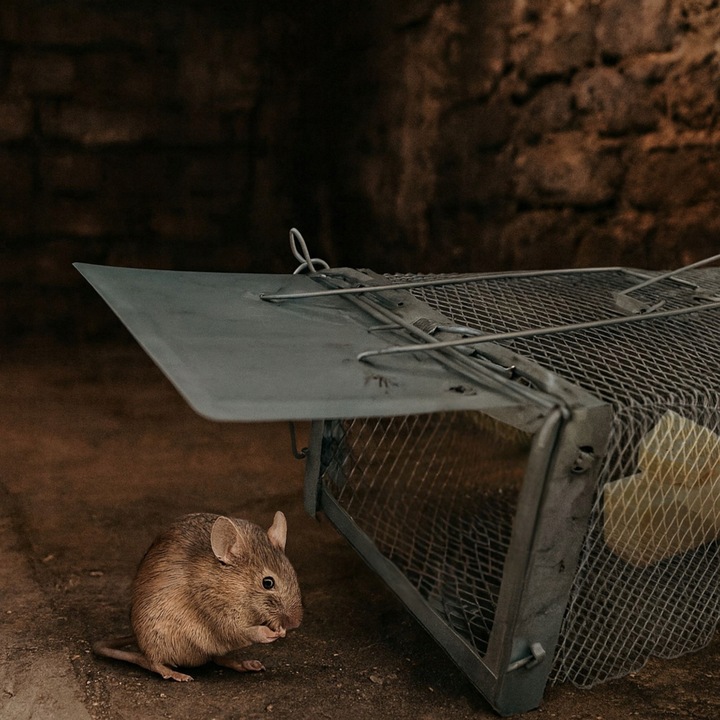 DUŻA ŻYWOŁAPKA NA MYSZY SZCZURY WYDRY ŁASICE KUNY PUŁAPKA ŁAPKA