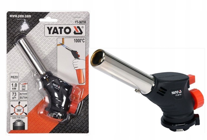 PALNIK GAZOWY DO LUTOWANIA 360 Z PIEZO YT-36710 YA
