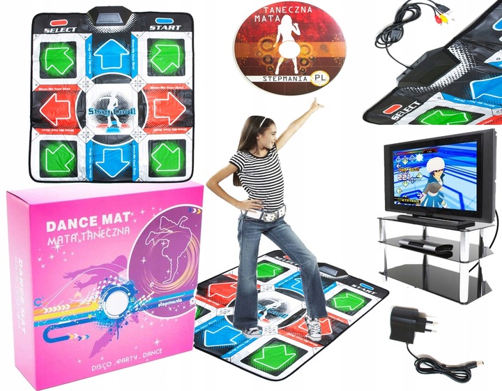 MATA DO TAŃCZENIA TAŃCA KOMPUTER TELEWIZOR MENU PL
