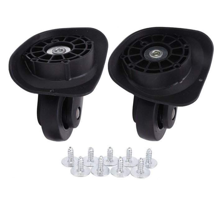 2 SZT CZARNE KÓŁKO DO WALIZKI CZĘŚCI WALIZEK TORBY