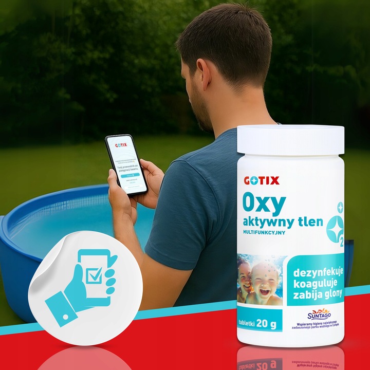 Aktywny Tlen do Basenu Jacuzzi Tabletki Chemia Basenowa Zamiast Chloru