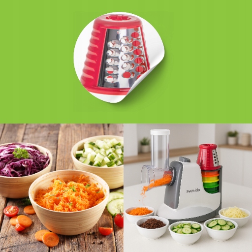 SZATKOWNICA ELEKTRYCZNA do Warzyw Kapusty Sera Rozdrabniacz 5 Tarek