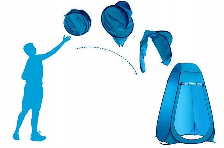 Namiot Prysznic Przebieralnia Przenośna Toaleta WC