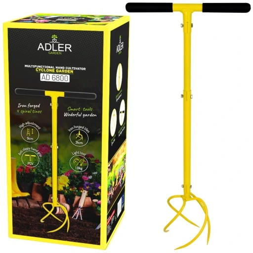 KULTYWATOR RĘCZNY SPULCHNIACZ GLEBY OGRODOWY ODCHWASZCZACZ SADOWNIK