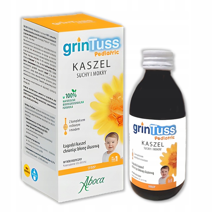 Syrop dla dzieci Aboca Grintuss Pediatric 210 g