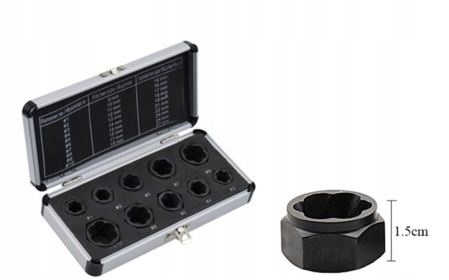 NASADKI DO USZKODZONYCH OBROBIONYCH ŚRUB NAKRĘTEK