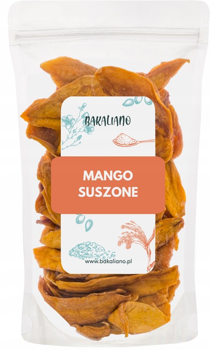 MANGO SUSZONE 500g - NATURALNE PLASTRY BEZ CUKRU!