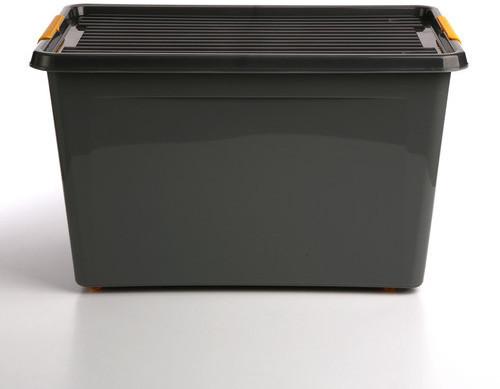 Pojemnik plastikowy 60L z pokrywką organizer pudełko skrzynia kosz box