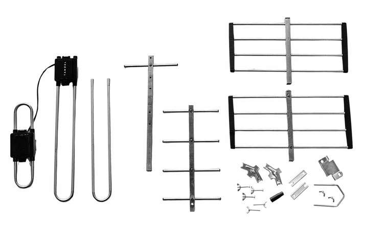 Antena do TV naziemnej DVB-T2 COMBO MUX-8 VHF/UHF zewnętrzna 4K LTE
