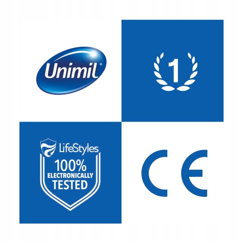 NAJCIEŃSZE PREZERWATYWY UNIMIL ZERO CONTACT ULTRA mega cienkie 12 szt.