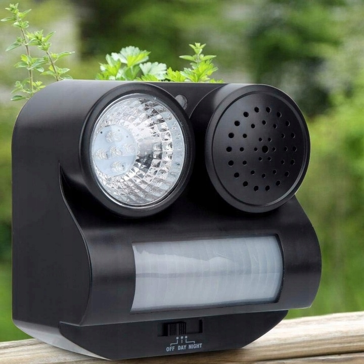 ODSTRASZACZ NA PTAKI ODSTRASZACZ ZWIERZĄT PSÓW KOTÓW DZIKÓW MYSZ 7w1