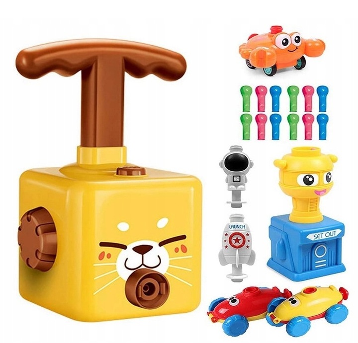 Aerodynamiczny samochód wyrzutnia balonów samochody KRAB 12 X BALON