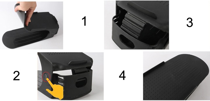 10x ORGANIZER UCHWYT NA BUTY OBUWIE PÓŁKA DO SZAFY