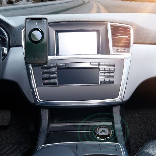 Transmiter FM Baseus S-09A Bluetooth 2xUSB microSD ładowarka LCD