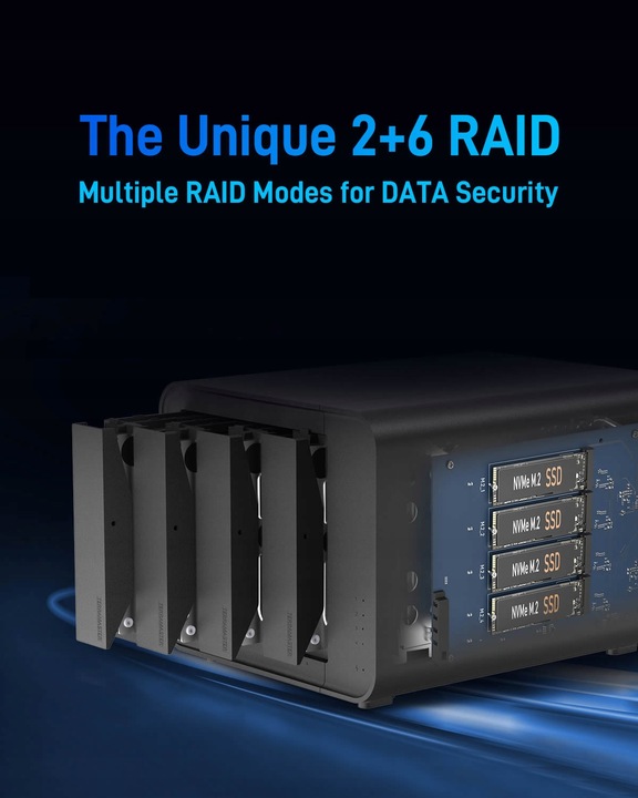 Obudowa dysku 3,5" D8 Hybrid TerraMaster USB3.2 typu C 10 Gb/s