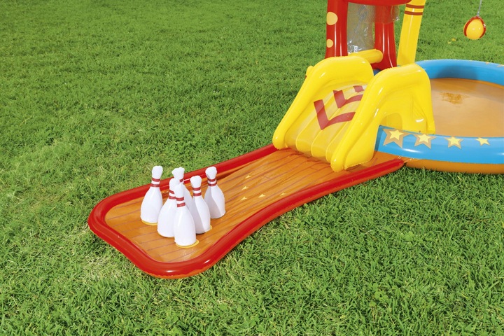 DMUCHANY PLAC ZABAW ZJEŻDŻALNIA KRĘGLE BESTWAY 53068