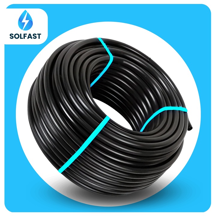 RURA MONTAŻOWA PE fi16 WĄŻ bez otworów PRZEWÓD 100m System Nawadniania