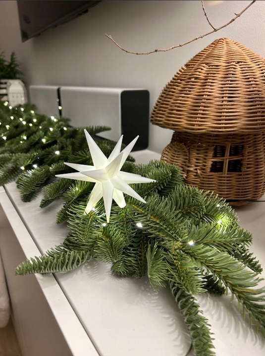 Girlanda Jodła OLIVE 100% PE 200 cm DŁUGA gęsta jak naturalna