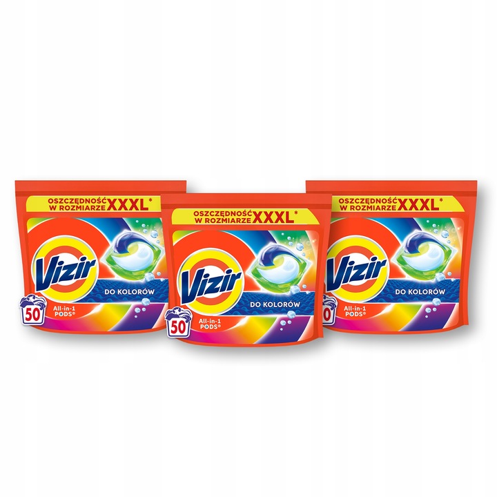 Vizir Kapsułki do Prania Color 3x50 prań