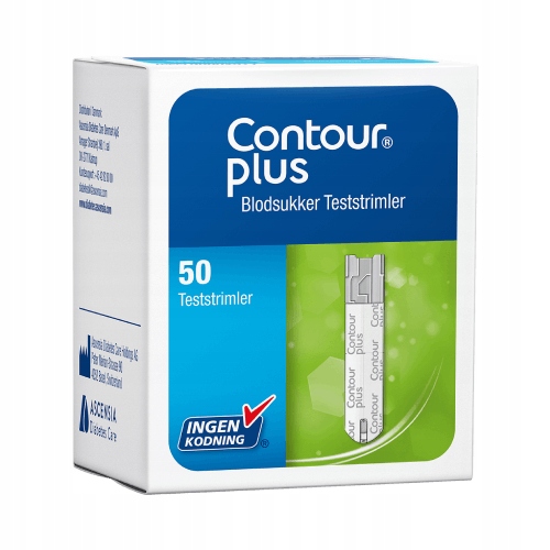 Contour Plus paski do pomiaru glukozy 50 sztuk
