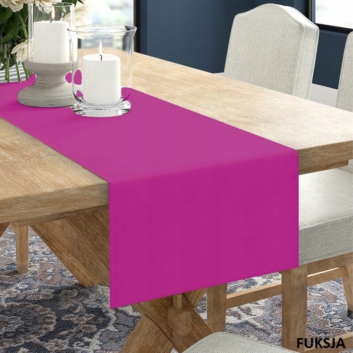 BIEŻNIK OBRUS GŁADKI MATOWY 40x220 KOLORY