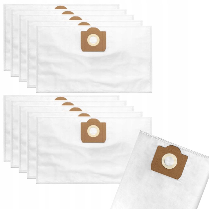 10x WORKI DO ODKURZACZA BOSCH GAS 15 20 MAKITA VC2512L METABO ASA 25