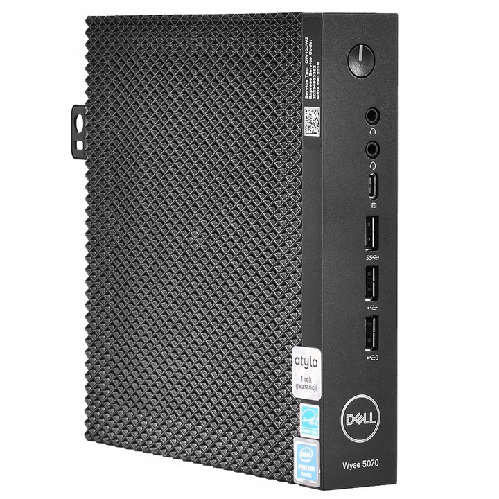 Terminal Dell 5070 Silver J5005 QUAD 8GB 16GB Wyse Slim bez OS Thin Client