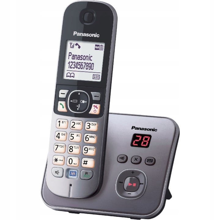 Panasonic Telefon bezprzewodowy KX-TG6821PDM DECT