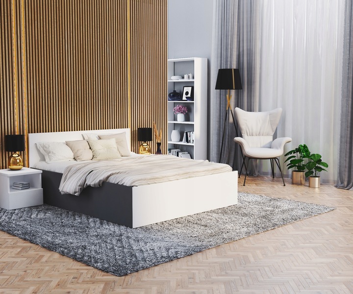 Łóżko 120x200 + materac podnoszone PANAMA PM