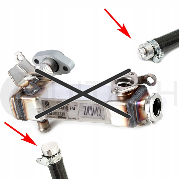 Zamiennik zaślepka EGR BMW E90 E91 E60 M47N2 M57N2