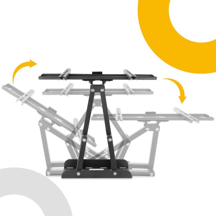 UCHWYT TELEWIZORA WIESZAK TV 32-70'' OBROTOWY RUCHOMY ŚCIENNY UNIWERSALN 0F