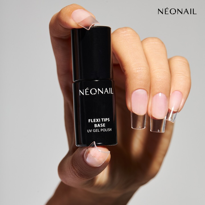 NEONAIL Tipsy elastyczne INVISIBLE FLEXI TIPS - 02 Clear Square 300