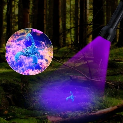 LATARKA UV LED TAKTYCZNA POLICYJNA AKUMULATOROWA SZPERACZ TESTER BURSZTYNU