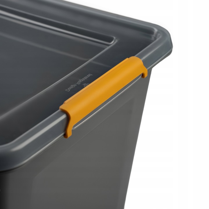 POJEMNIK NA ZABAWKI DUŻY PUDEŁKO SKRZYNIA NA KÓŁKACH Z POKRYWKĄ 80L