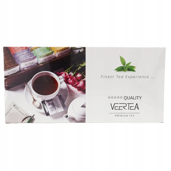 Herbata czarna Veertea Winter Applepie z jabłkiem i cynamonem 100x2g