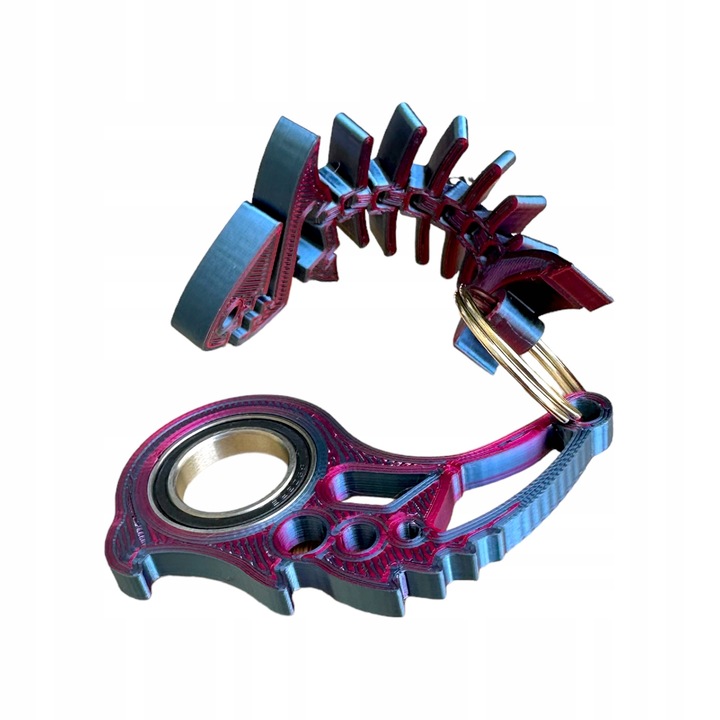 KEYSPINNER Keyrambit Rekin ZESTAW Brelok BRELOCZEK do kluczy Midnight