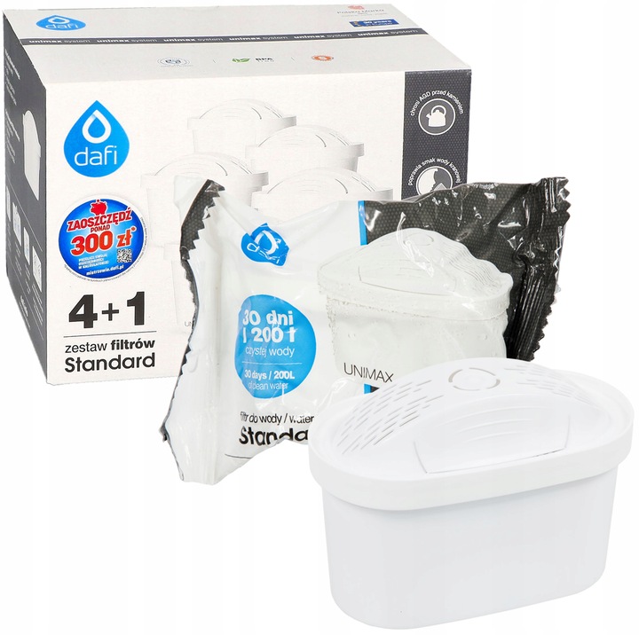 Filtr wkład filtrujący Dafi Unimax Standard Oryginalny do dzbanka 5