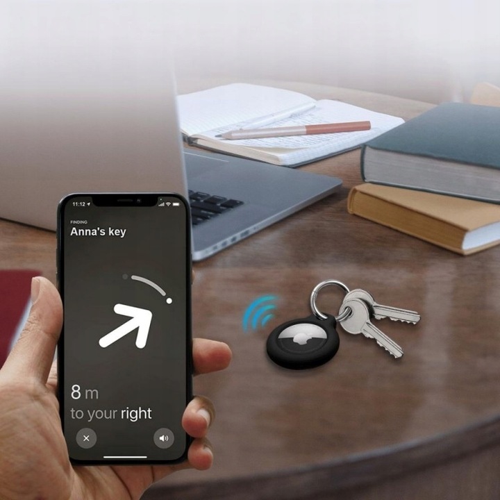 Etui do Apple AirTag, Tech-Protect, lekkie ochronne z karabińczykiem