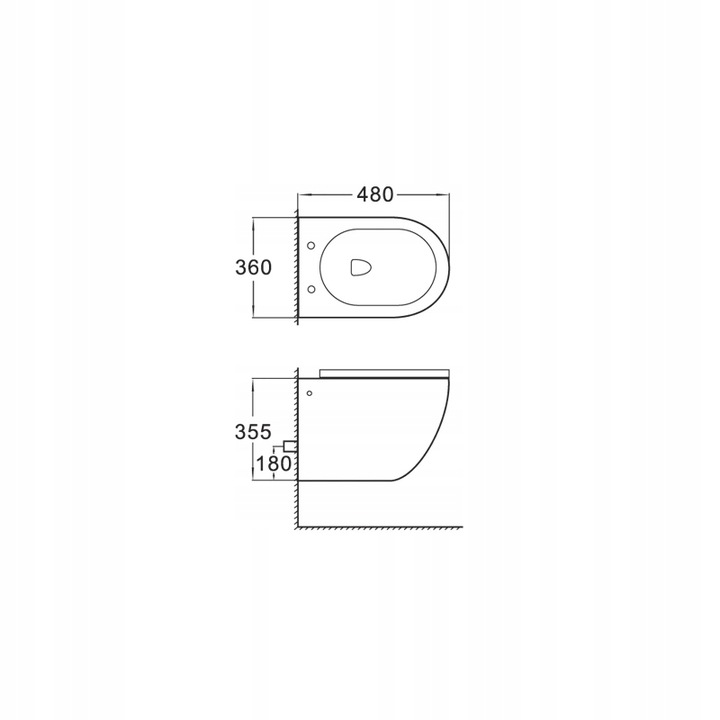 MEXEN LENA MISKA WC RIMLESS DESKA WOLNOOPADAJĄCA DUROPLAST