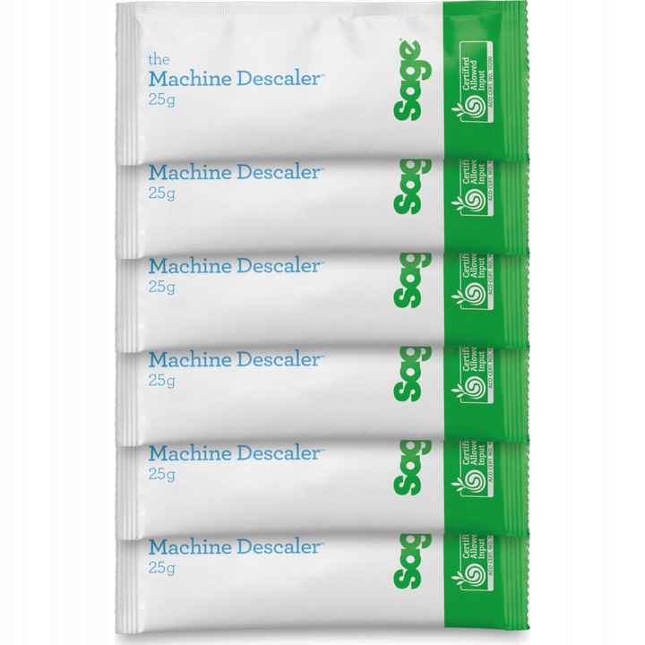 Odkamieniacz do Ekspresu Saszetki 6x25g Sage SCC101 Nowa Formuła