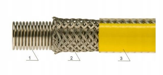 Elastyczny przewód do gazu E-GAZ typ 111 200cm