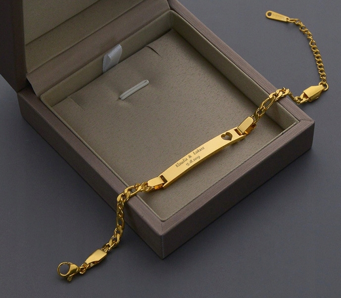 BRANSOLETKA z GRAWEREM imiona DZIECI pary kolory