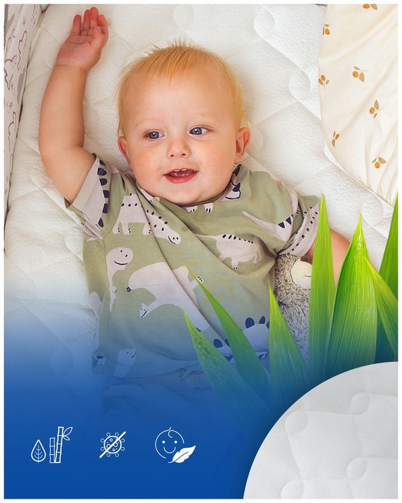 Materac do dostawki Lionelo Theo Premium do Łóżeczka Lionelo Timon